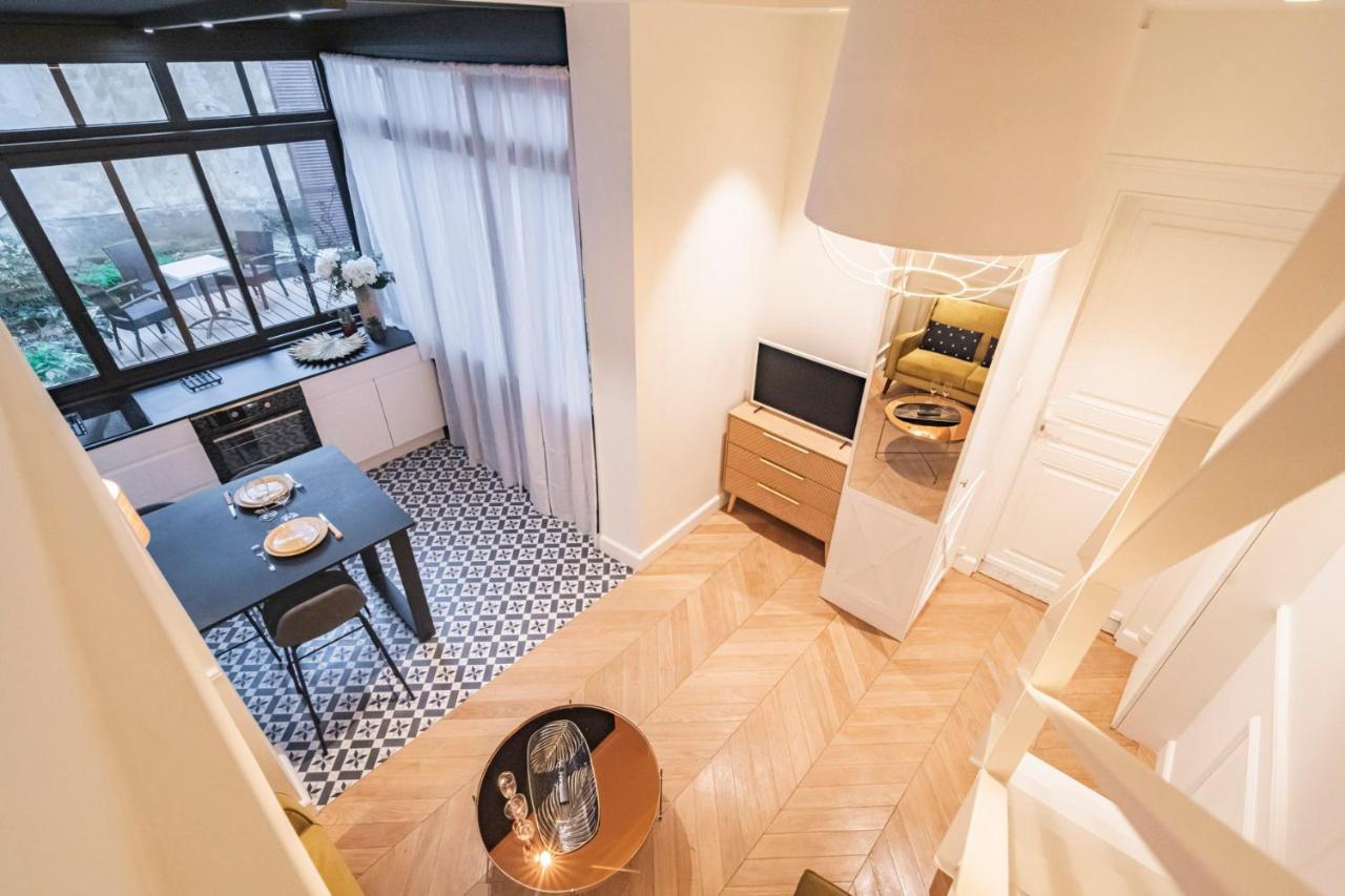 Appartement Charmant Studio Hypercentre Reims Extérieur photo